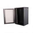 Шкаф 19" телекоммуникационный настенный,  18U 901x600х450 мм, дверь перфорация, черный